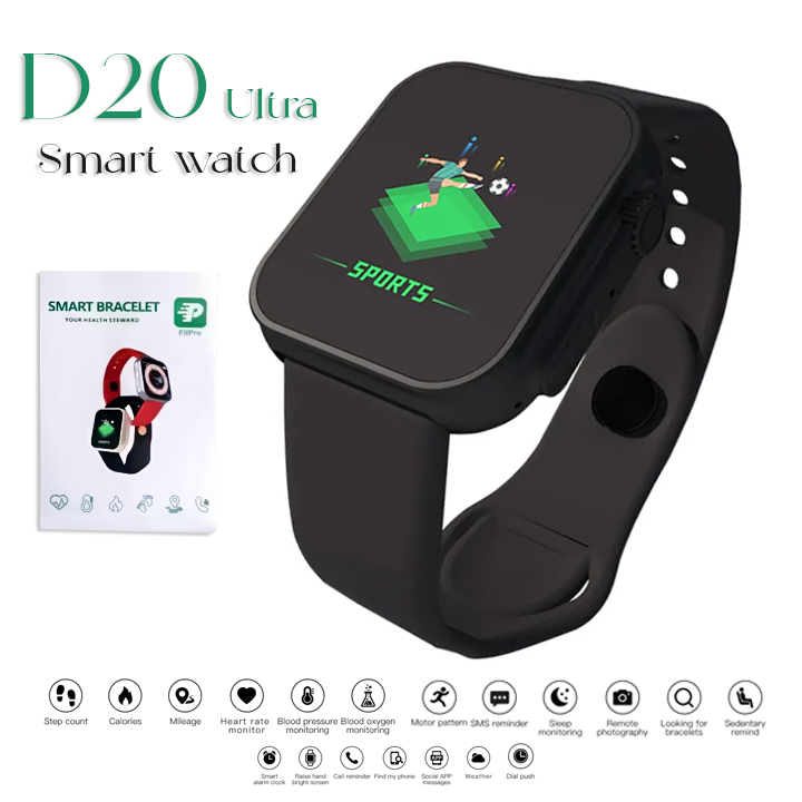 D20 Ultra Fitness Smart Bracelet