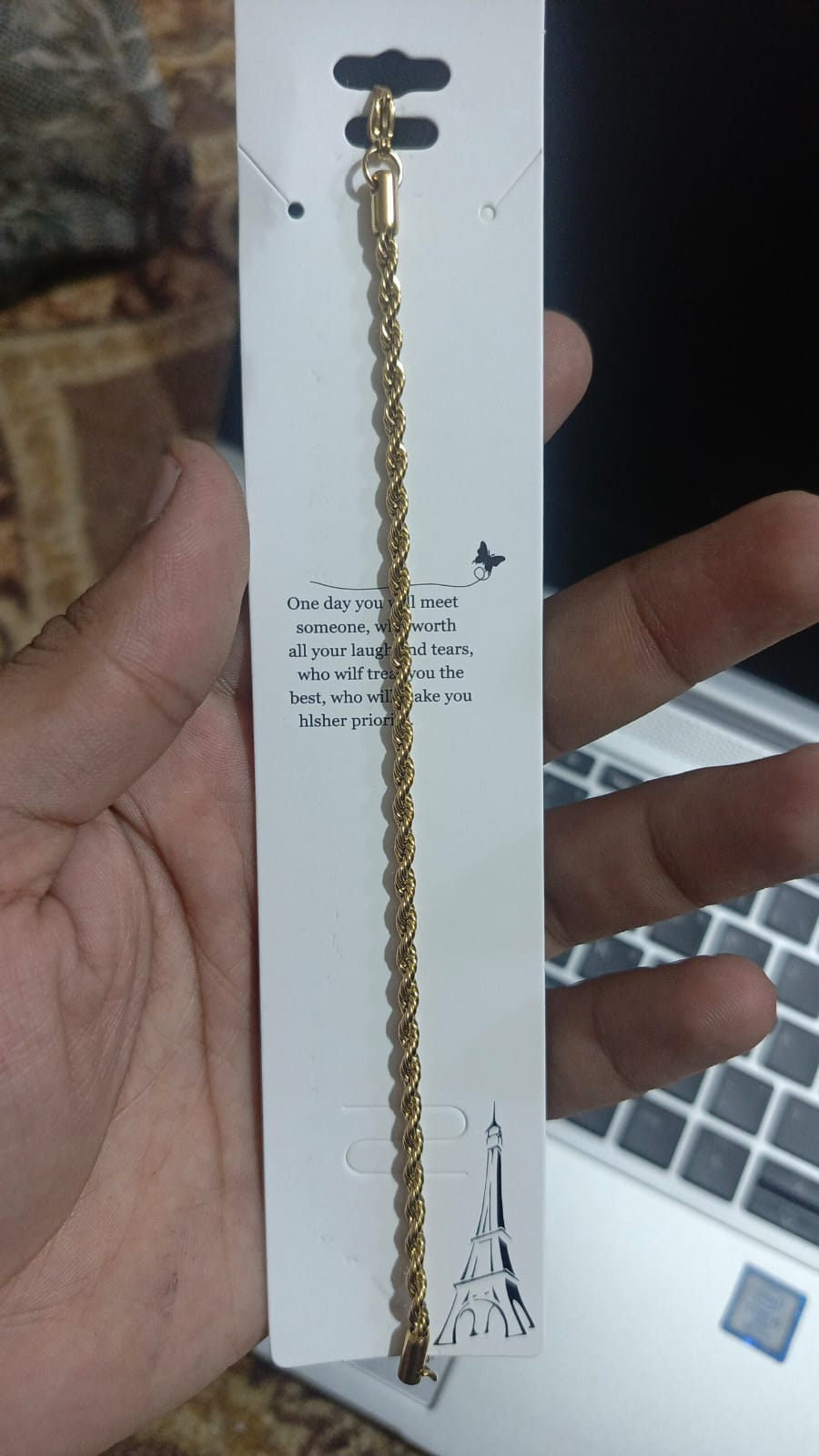 Golden Rope Bracelet