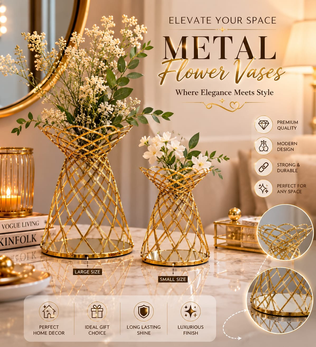Luxury Decorative Table Vase