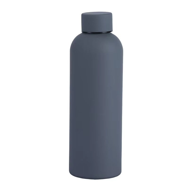 Premium Matte Water Bottle 500ml Perfect for water & juice or coffee (Random color)