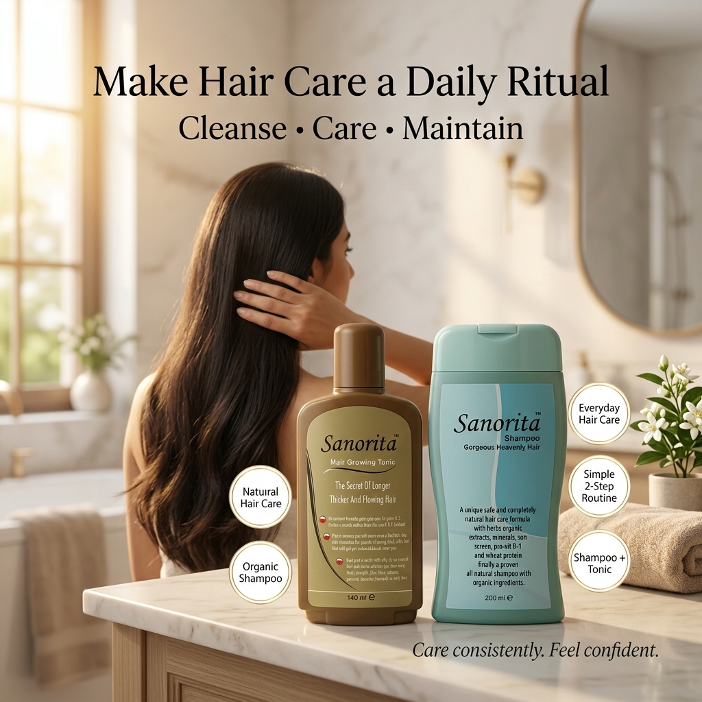 Sanorita Shampoo Natural Care For Gorgeous Heavenly Hair