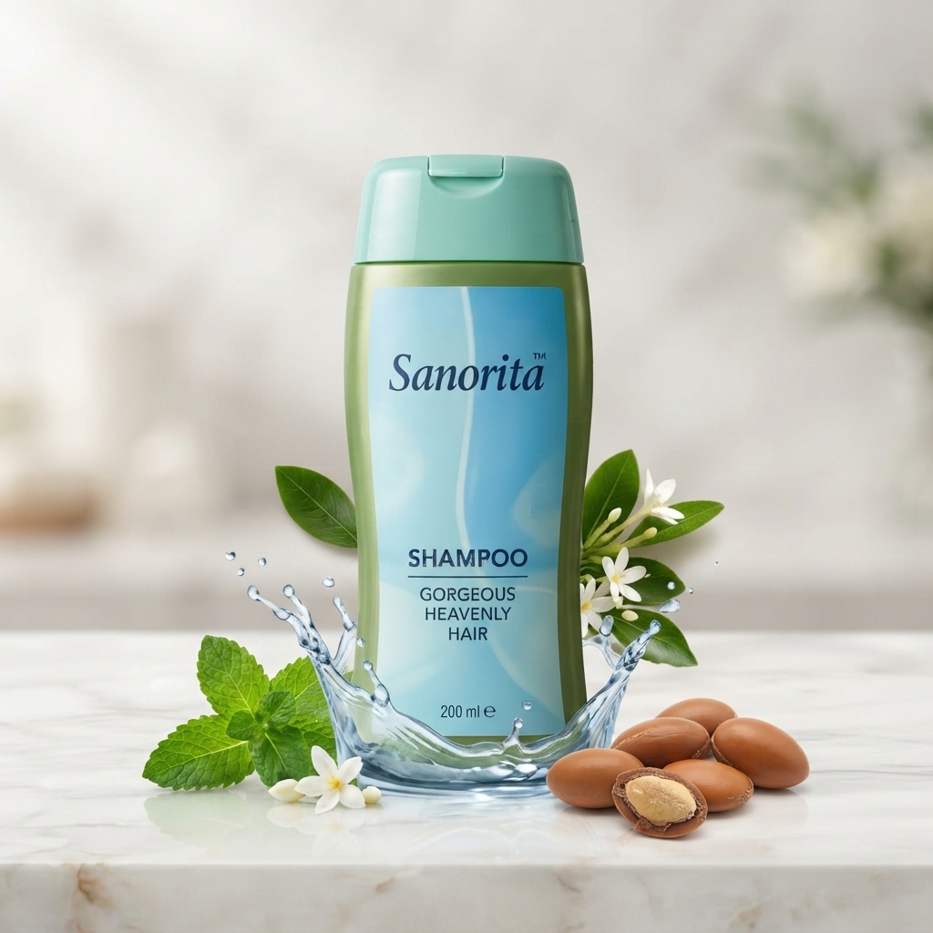 Sanorita Shampoo Natural Care For Gorgeous Heavenly Hair